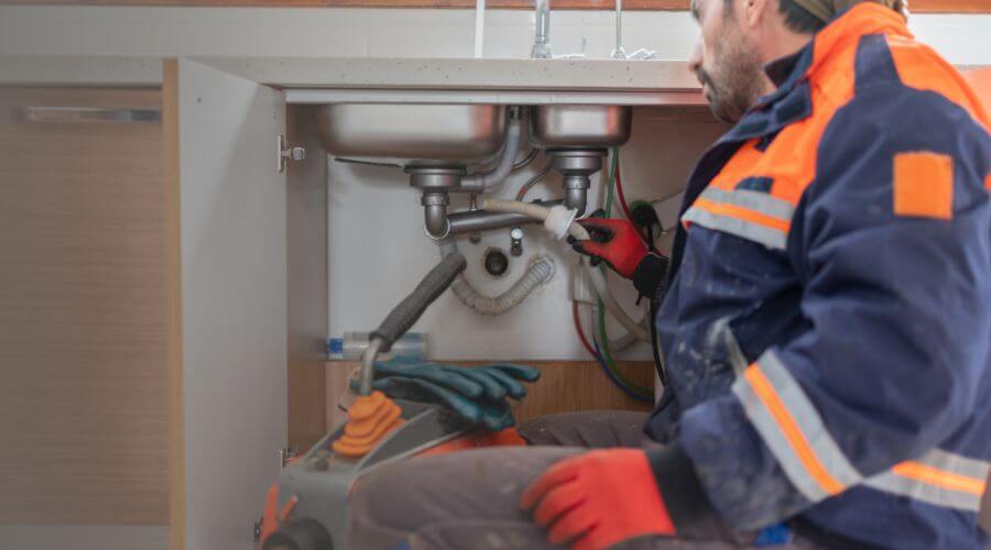 Professional slab leak plumber services in Woodbine, KS